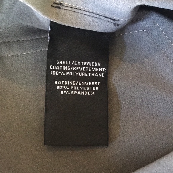 7 for All Mankind Skinny Faux Leather Pants Camel Size M NWT - Picture 10 of 11